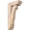 Ekena Millwork Balboa Slat Smooth Bracket w/ Offset Brace, Douglas Fir, 5 1/2"W x 14"D x 26"H BKT0604X14X26BOA06SDF - alternate 1